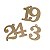 Kit Pingentes Advento Natal Modelo Numeros 1 a 25 - Imagem 1
