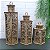 Trio Lanternas 01 para Velas Eletrônicas 33, 25 e 15 cm MDF Cru - Imagem 4
