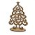 Enfeite Arvore Natal Arabesco 20 cm MDF - Imagem 3