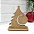 Lembrança Mini Arvore Natal com Pingente Bola 12 cm MDF - Imagem 5