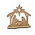 Lembrança Natal Mini Presépio Manjedoura M.24 MDF 10 cm - Imagem 1