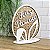 Enfeite Páscoa Rattan/Palha Ovo Orelhas Coelho 25 cm MDF - Imagem 2