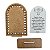 Lembrança Placa Rattan Oração Divino Espírito Santo MDF Cru e Branco - Imagem 5