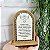 Lembrança Placa Rattan Oração Divino Espírito Santo MDF Cru e Branco - Imagem 2