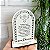 Lembrança Placa Rattan Oração Divino Espírito Santo MDF Branco com embalagem - Imagem 3