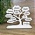 Enfeite Árvore 10 mandamentos do Lar 20 cm MDF Branco - Imagem 3
