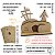 Mini Cenário Páscoa ELE VIVE Infantil 10x8 cm MDF Cru Sepulcro Ressurreição Calvário - Imagem 3