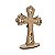 Lembrança Cruz Coração Aplique Divino Espírito Santo MDF 12 cm - Imagem 3