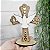 Lembrança Cruz Coração Aplique Divino Espírito Santo MDF 12 cm - Imagem 5