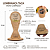 Lembrança Dia dos Pais Taça Retrato Papai Campeão MDF 12 cm foto 4 cm - Imagem 3