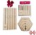 Kit 3 Gabaritos Moldes Laço Simples, Chanel E Cruzado Mdf Cru - Imagem 1