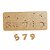 Kit Tabuleiros Alfabeto Formas e Numeros 45x19 / 33x14cm MDF Cru - Imagem 7