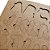 Tabuleiro Educativo Alfabeto Maiusculo 45x19 cm MDF Cru - Imagem 4