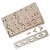 Tabuleiro Educativo Numeral Contas 33x20cm MDF cru - Imagem 1