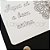 Porta Chaves Mandala Bem MDF Preto e Branco 24x14cm - Imagem 4