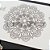 Porta Chaves Mandala Bem MDF Preto e Branco 24x14cm - Imagem 5