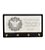 Porta Chaves Divino Pastor MDF Preto e Branco 24x14cm - Imagem 2