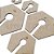 Gabaritos Moldes Laço Cruzado P, M, G e GG MDF Cru - Imagem 3