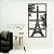 Conj Painéis Decorativos Paris Eiffel MDF Preto 6mm 60  x 110 cm - Imagem 2