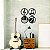 Painéis Decorativos Musical 1 20x20 cm MDF Preto 6mm - Imagem 1