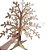 Árvore de Páscoa Osterbaum 55 cm MDF Cru - Imagem 2