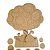 Mini Árvore de Pascoa Infantil 20 cm com Apliques MDF Cru - Imagem 5
