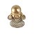 Enfeite Buda Tapando ouvidos Dourado Mesa Sala Escritório - Imagem 3