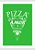 Quadro Decorativo Pizza com Moldura e Vidro - Imagem 2