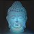 Luminária Led Buda Abajur De Mesa Criado Quarto Sala 5 Cores - Imagem 4