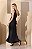 Vestido Longo Jersey Metal Frente - Imagem 3