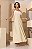 Vestido Midi Linho Bicolor - Imagem 3