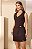 Vestido Curto Alfaiataria Fivela com Pedra - Imagem 1