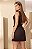 Vestido Curto Alfaiataria Fivela com Pedra - Imagem 3