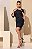 Vestido Fluity Franzido Metal Ombro - Imagem 1