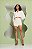 Blusa Crepe Manga Longa Pregas Frente - Imagem 1