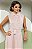 Vestido Linho Gola Renda com Faixa - Imagem 5