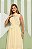 Vestido Linho Gola Renda com Faixa - Imagem 2