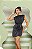 Vestido Curto Jersey com Fivela - Imagem 4
