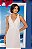 Vestido Longo Crepe Frente Unica com Renda - Imagem 2
