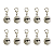 Kit com 10 chaveiros  - Bolinha - Imagem 1