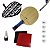 Combo Raquete Clássica 1 + capinha + bolinhas - Imagem 1