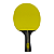 Raquete De Tenis De Mesa Clássica FL Hueison 5 estrelas Amarela - Imagem 1