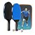 Kit Tênis de Mesa Loki K-5000 2 Raquetes FL ITTF Bolas Capa - Imagem 2