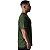 Camiseta Streetwear Verde Militar Lisa - Imagem 4