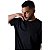 Camiseta Streetwear Preta Lisa - Imagem 2