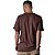 Camiseta Streetwear Marrom Lisa - Imagem 2