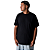 Camiseta Plus Size Streetwear Preta Lisa - Imagem 1