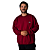 Moletom Careca Bordô Lakau - Imagem 1