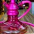KIT NARGUILE COMPLETO ANUBIS - ROSA PINK (ARLEQUINA) - Imagem 3