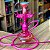 KIT NARGUILE COMPLETO ANUBIS - ROSA PINK (ARLEQUINA) - Imagem 1